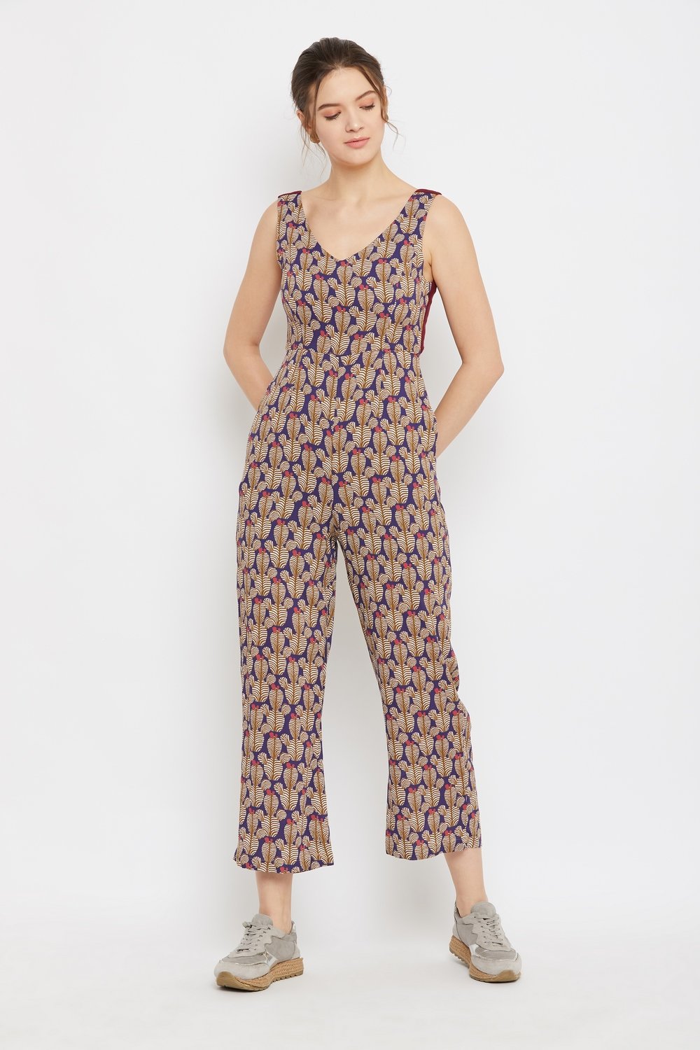 Caitlin Printed Jumpsuit