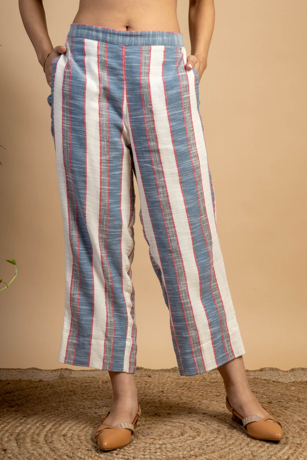 Jade Stripe Pants