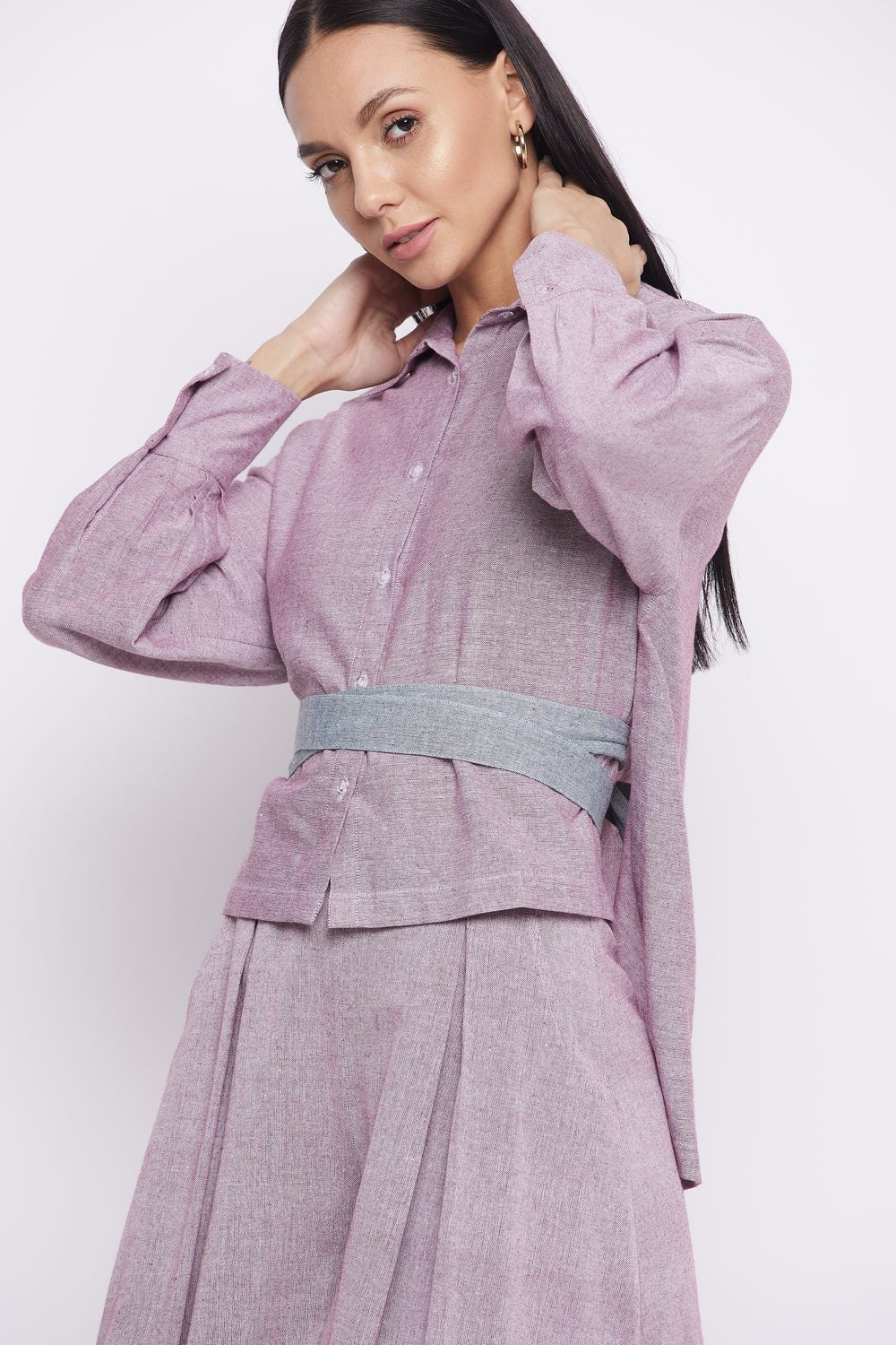 ANNE WRAP SHIRT