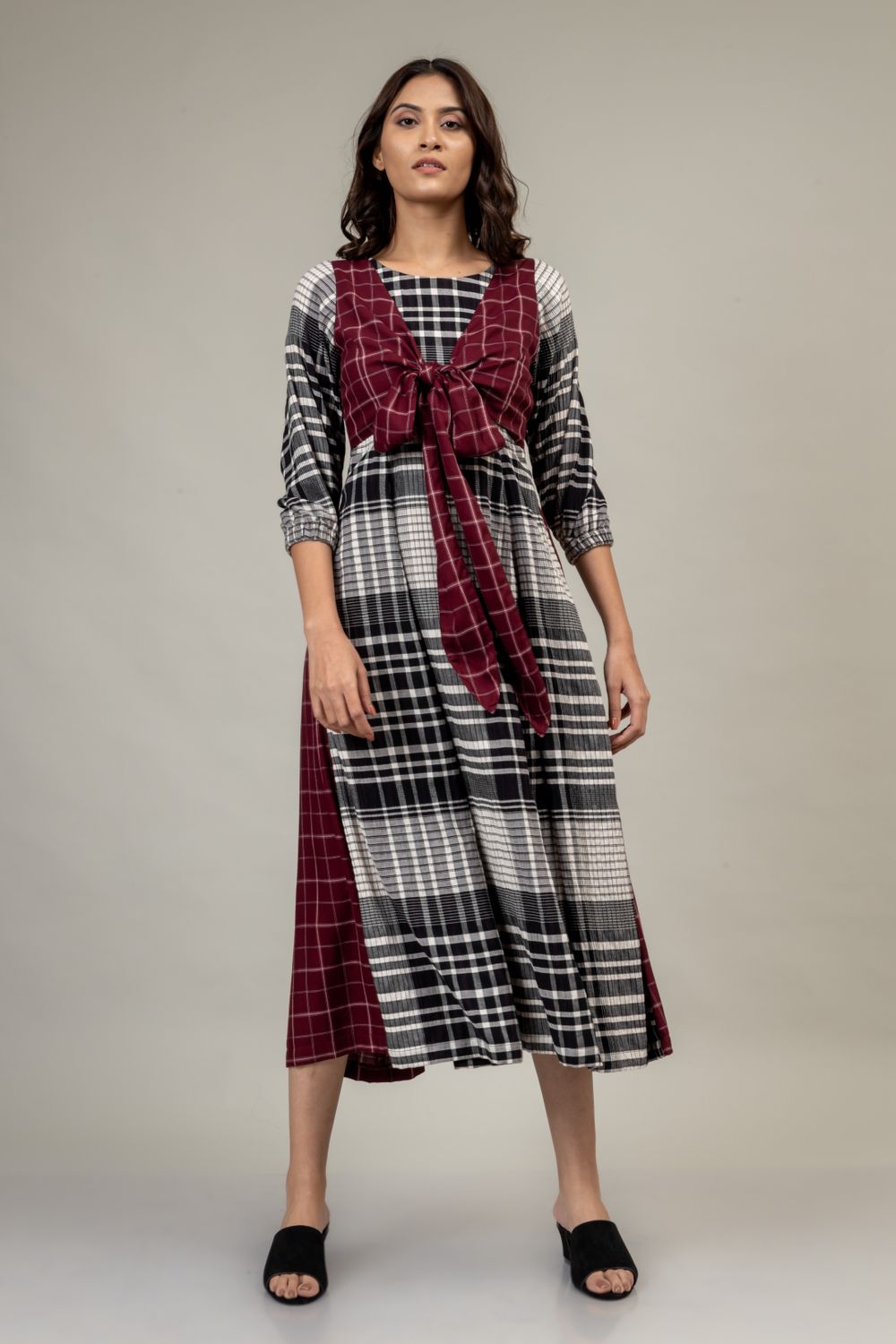 Rosa Checkered Dress