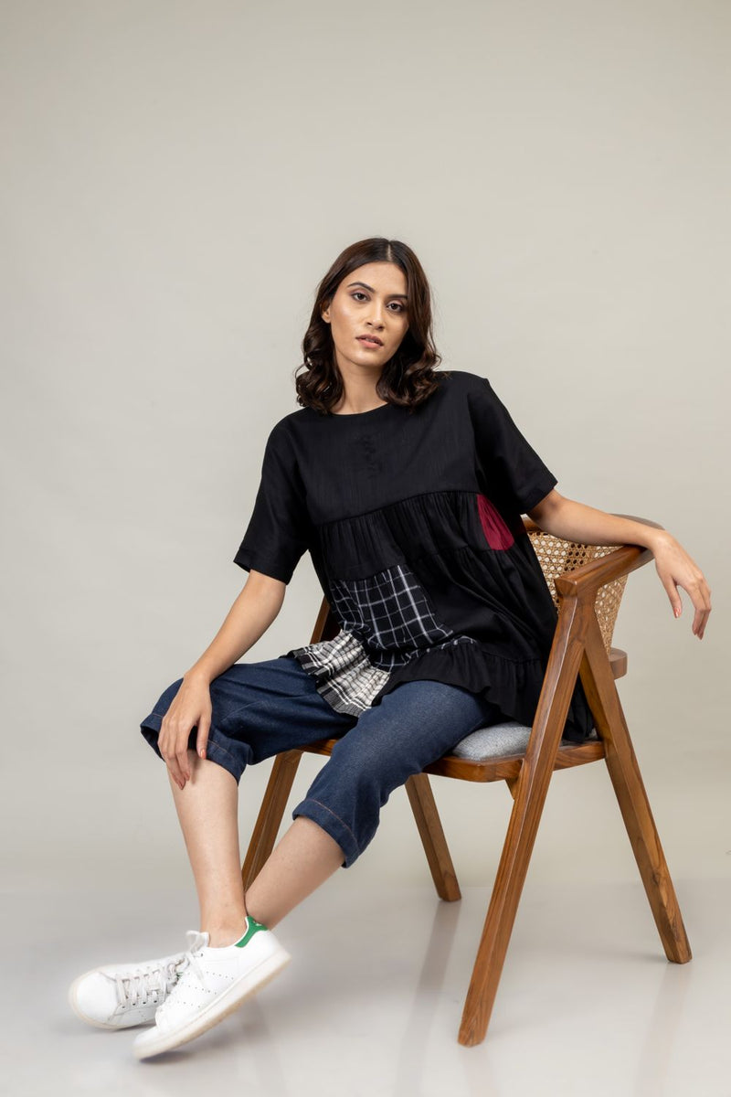 Arlene Black Top