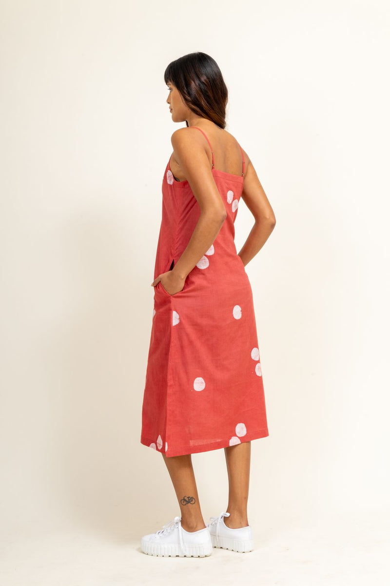Coral Slip Dress