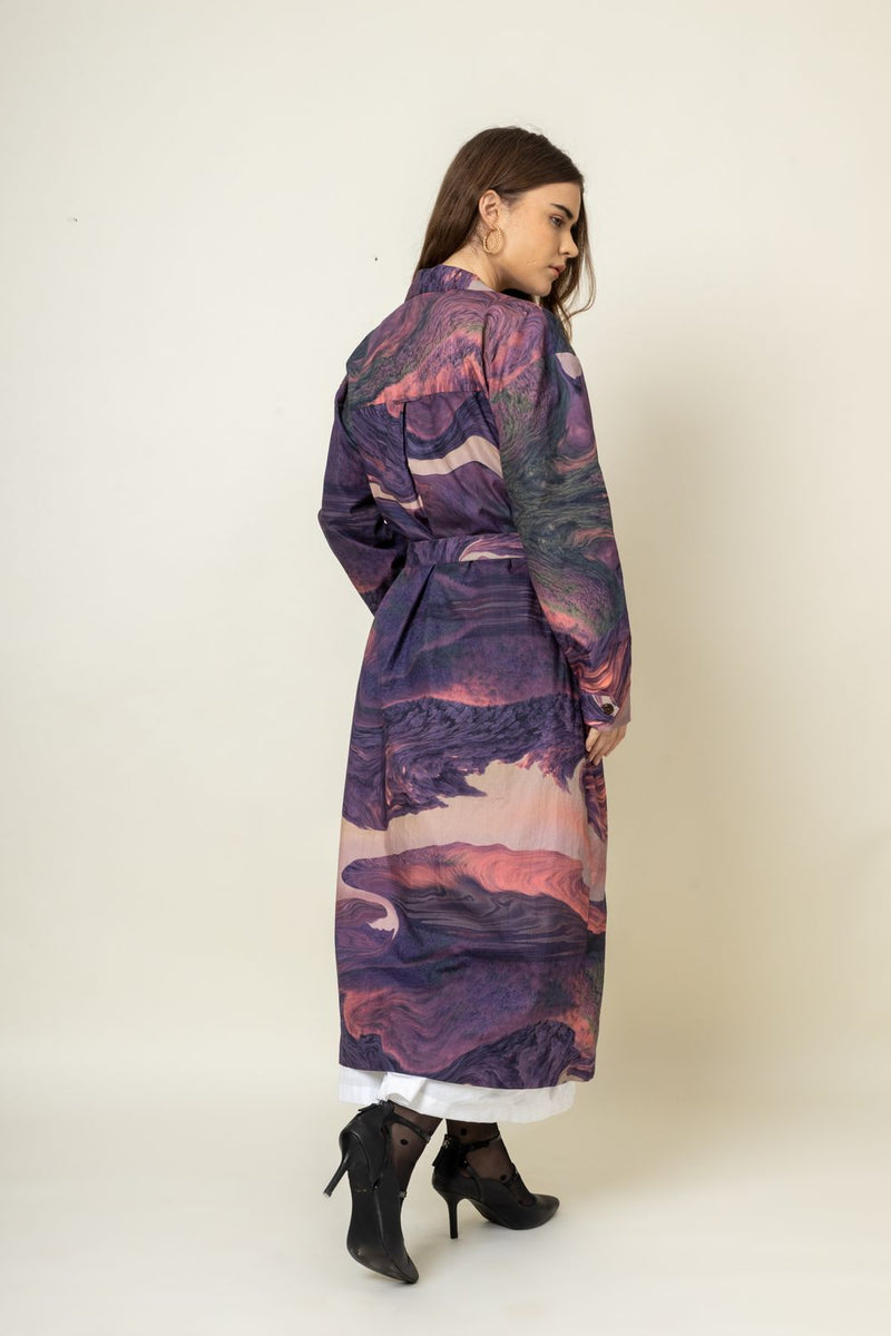 Amelia printed trench