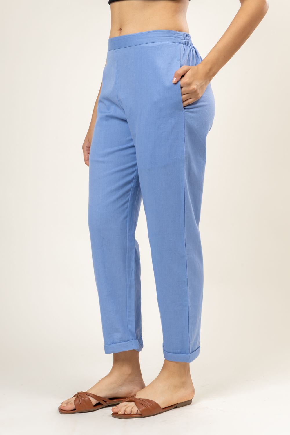 Jade blue pants