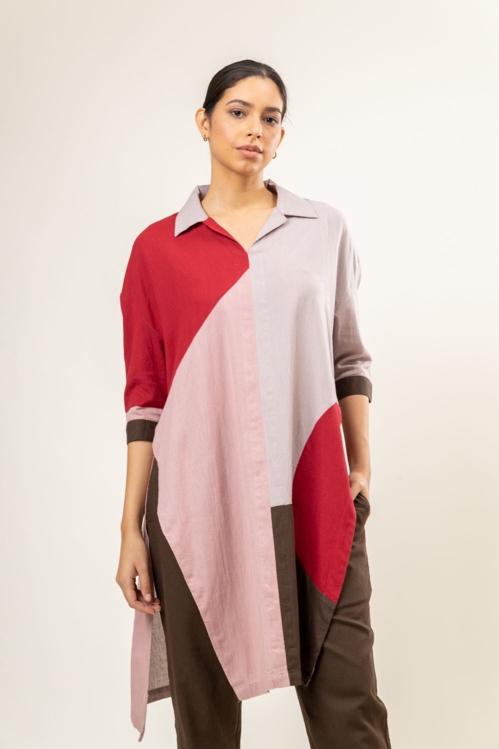 Panelled blake tunic